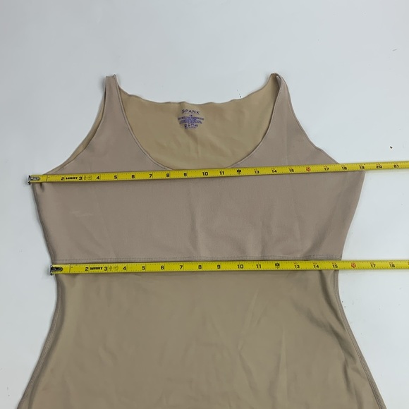 SPANX nude beige Tank top undergarment slip top Compression Slimming 1X NWOT - Picture 9 of 11
